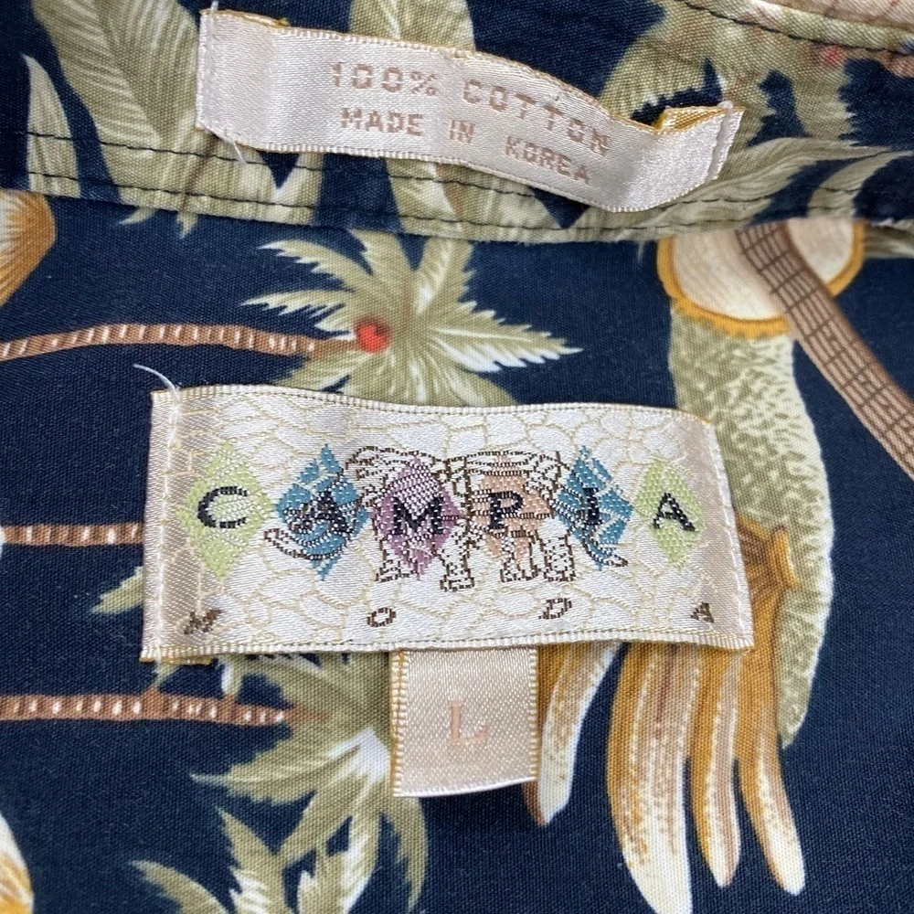 Men’s Cambia Moda Hawaiian Tropical Short Sleeve Shirt